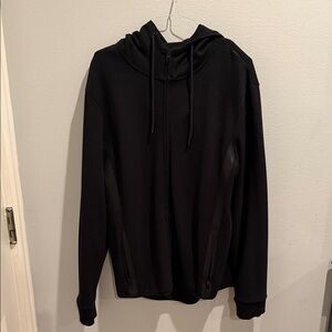 Zara Men's Black Zip-Up Sweater